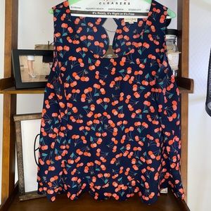 Maison Jules blouse with cherries